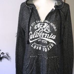 Cali Love Heritage gray sweatshirt hoodie